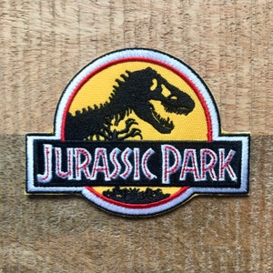 Jurassic Park John Ray Arnold Uniform Crew Geborduurde Patch Naai Op Strijk Op Badge Parche DIY Kostuum InGen Dennis Nedry Dr. Ian Malcolm Sorna