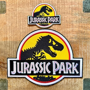 Jurassic Park John Ray Arnold Uniform Crew Embroidered Patch Sew On Iron On Badge Patch DIY Costume InGen Dennis Nedry Dr Ian Malcolm Sorna