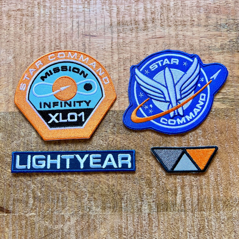Lightyear Mission Infinity XL01 Uniform Embroidered Patch Iron on Sew ...