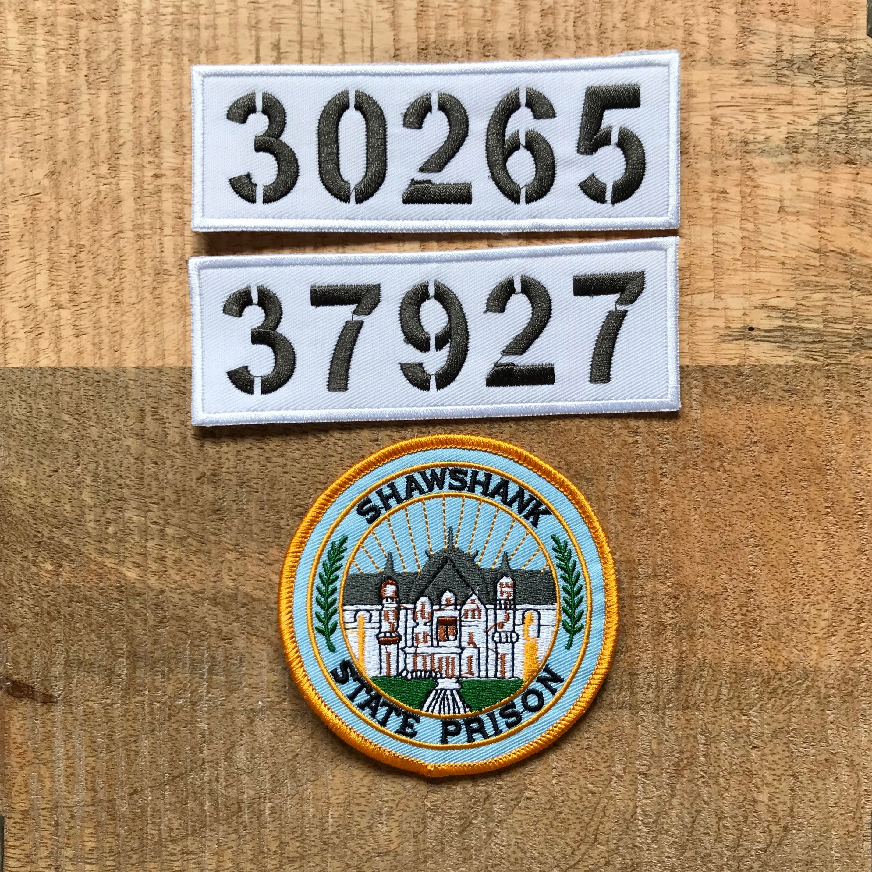 16点 The Shawshank Redemption Patch Guard Hadley Embroidered Sew on