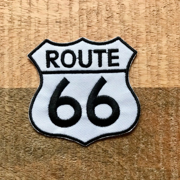 Route 66 Mother Road Inspired Embroidered Sew On Iron On Patch Badge Parche DIY Costume - Demogorgon Patches DP