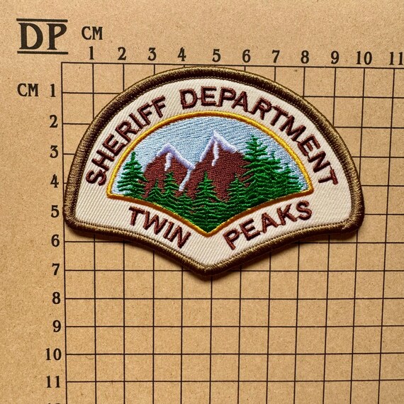 EDDY COUNTY sheriff セカンドパッチ　メーカーホールマーク付 Twin Peaks Kids Size Police Sheriff Department Embroidered Sew on