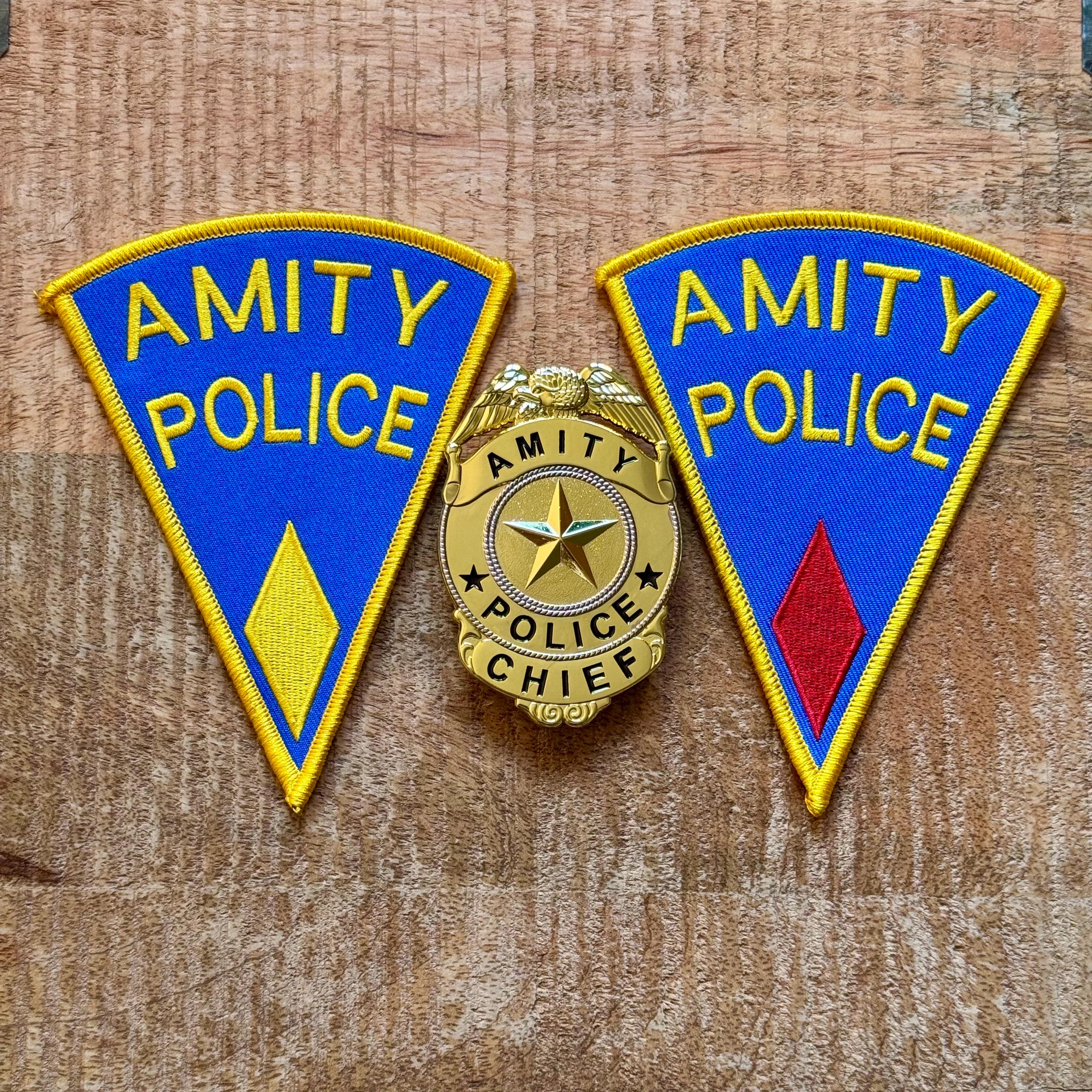 ジョーズ アミティ警察署長 マーティン・ブロディ 刺繍パッチ アイロン
