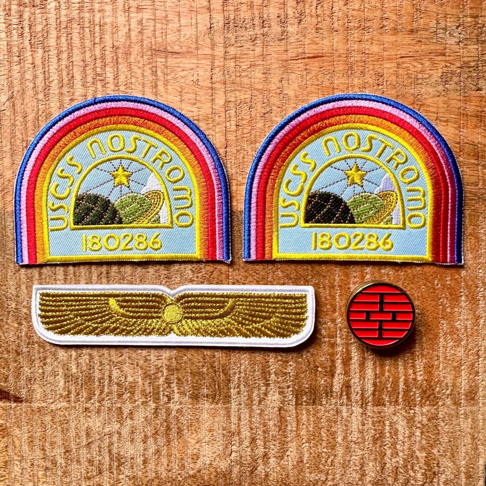 Alien Captain Arthur Dallas Golden Wings Uniform Patch USCSS Nostromo ...