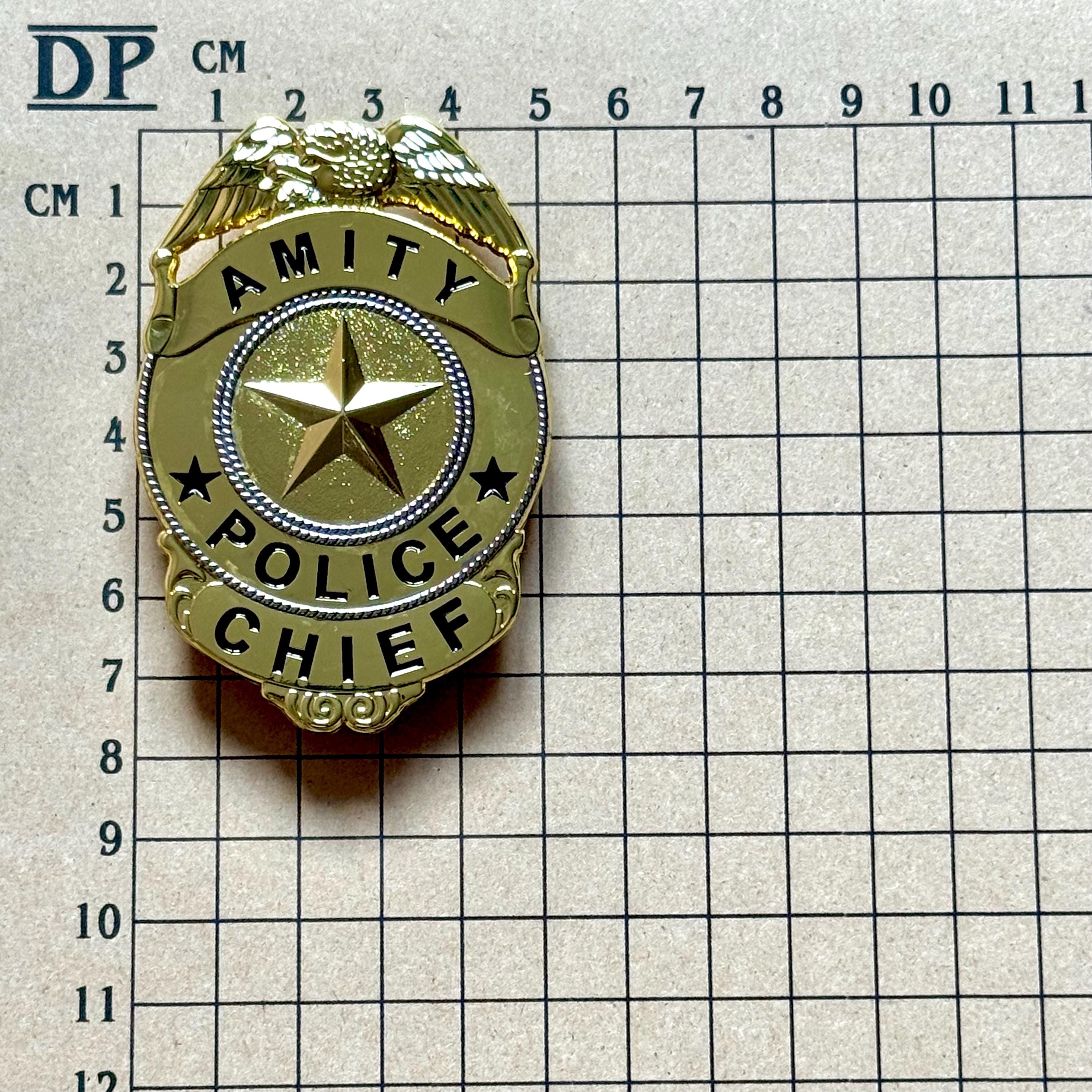 ジョーズ アミティ警察署長 マーティン・ブロディ 刺繍パッチ アイロン