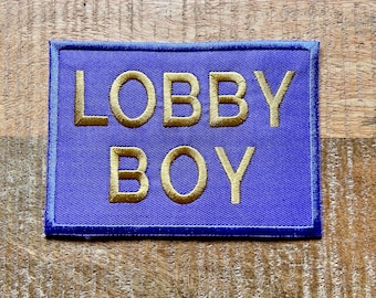 The Grand Budapest Hotel Lobby Boy Zero Moustafa Patch Embroidered Sew On Iron On Badge DIY Costume Wes Anderson - Demogorgon Patches - DP
