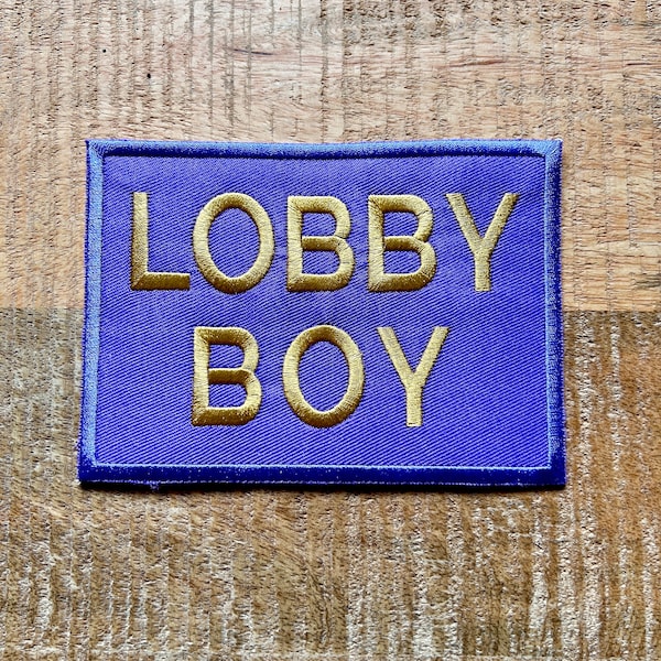The Grand Budapest Hotel Lobby Boy Zero Moustafa Patch Embroidered Sew On Iron On Badge DIY Costume Wes Anderson - Demogorgon Patches - DP
