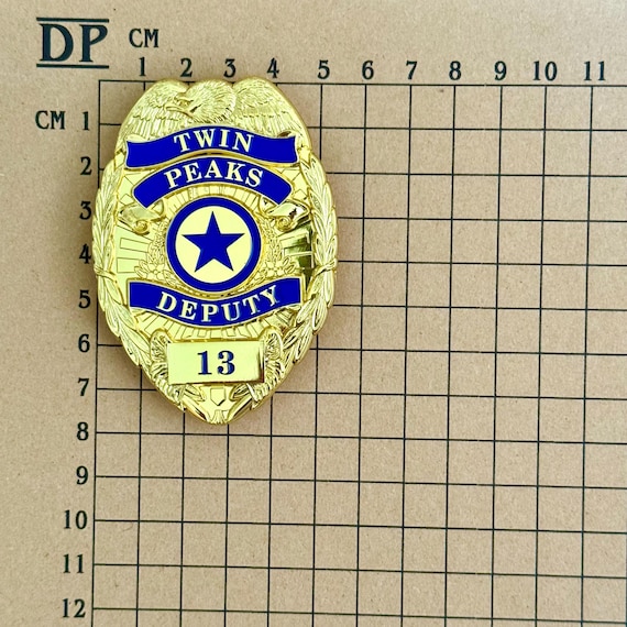 Twin Peaks Police Sheriff Department Full Set Embroidered Iron on