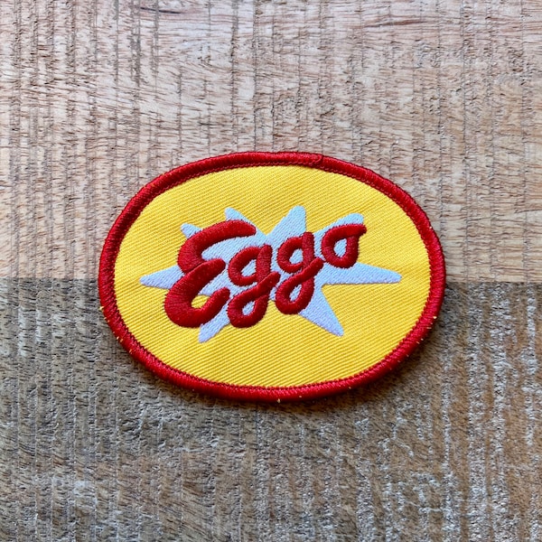 Stranger Things Eggo Waffle Patch Embroidered Sew Iron On Badge DIY Prop Costume Eleven 11 80s Hawkins Jim Hopper Dustin Steve Robin Alex