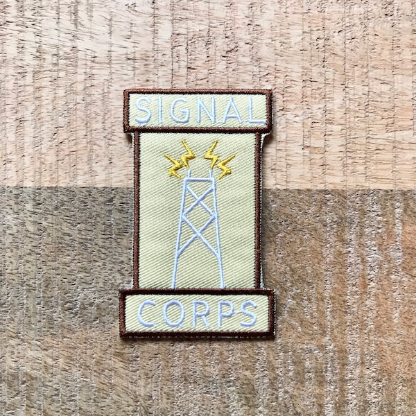Moonrise Kingdom Sam Shakusky Costume Signal Corps Patch Embroidered Sew On Iron On Badge DIY Wes Anderson Khaki Scouts - Demogorgon Patches
