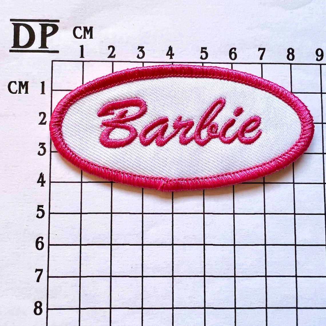 barbie-ken-name-tag-costume-patch-embroidered-iron-on-sew-etsy