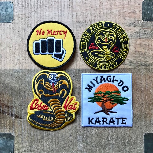 Cobra Kai No Mercy Strike First Strike Hard Patch [3D-PVC Rubber Cobra Kai No Mercy Strike First Strike Hard Patch [3D-PVC Rubber