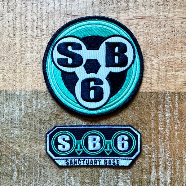 The Doctor Who Sanctuary Base Six SB6 Uniform Embroidered Patch Iron On Sew Badge DIY Prop Space Suit David Tennant Tenth Costume Krop Tor 6