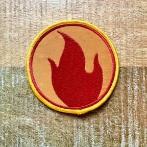Team Fortress 2 Pyro Uniform Embroidered Patch Iron On Sew Badge DIY Prop Costume TF2 Reliable Excavation & Demolition Red Blu Koth Ctf Game