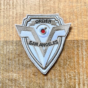 Demolition Man Sergeant John Spartan San Angeles Embroidered Patch Iron On Sew Badge DIY Prop Costume Police Uniform LAPD Lenina Huxley