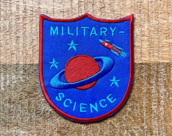 Asteroid City Gen Military Science Embroidered Patch Uniform Iron On Sew On Badge DIY Prop Wes Anderson General Gibson UFO Augie Midge Dinah