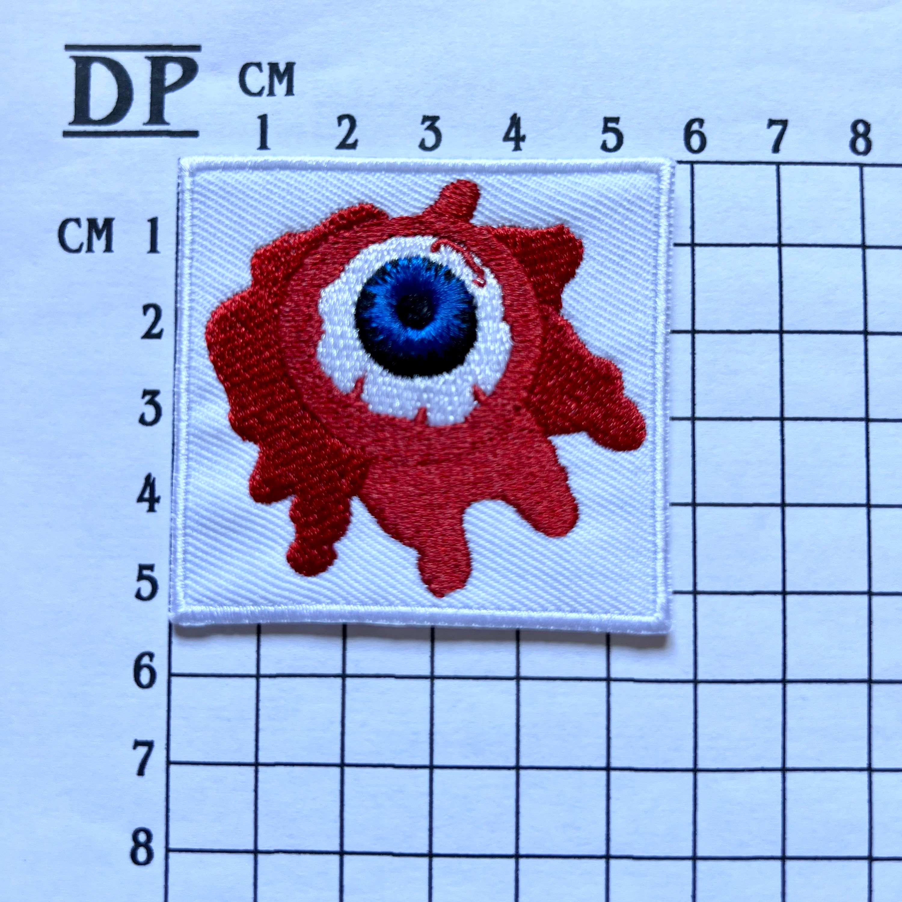 時計じかけのオレンジ 血まみれの目玉袖口 ドルーグス パッチ 刺繍