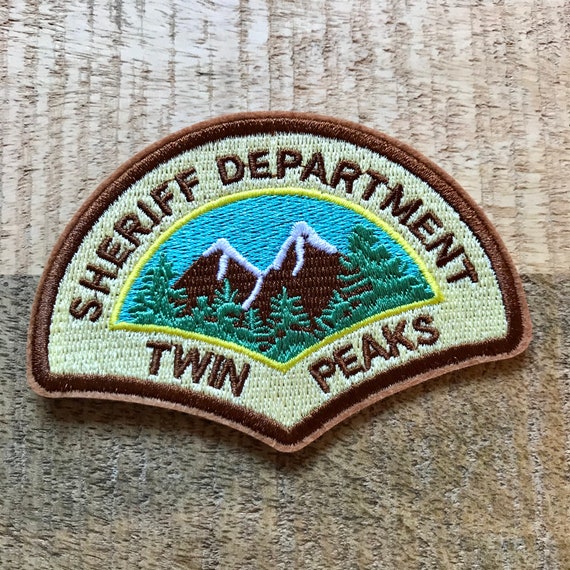 Twin Peaks Police Sheriff Department Embroidered Sew On Iron | Etsy