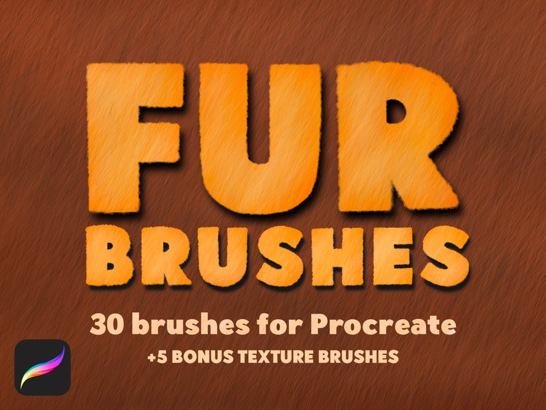 Fur Brushes for Procreate Realistic Animal Fur Brushes for Procreate