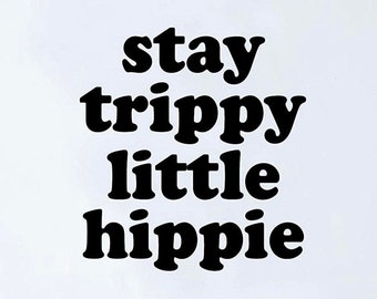 Hang Loose Be Happy Quote Wall Decal Sticker Room Bedroom Art Etsy