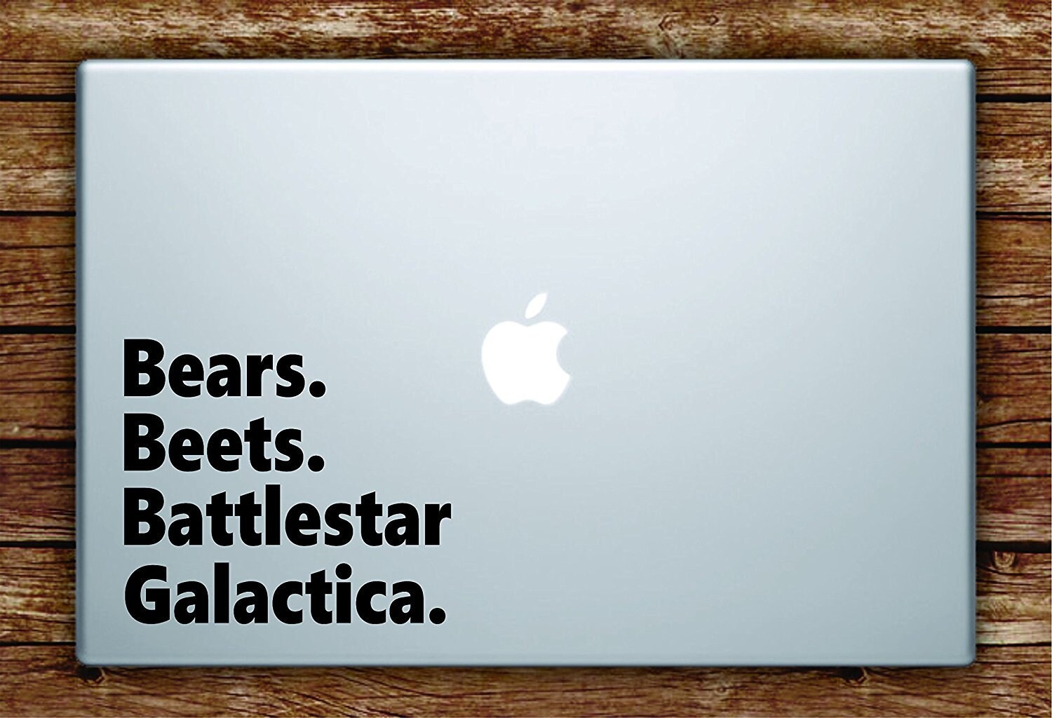 Bears Beets Battlestar Galactica Quote Laptop Decal Sticker Etsy