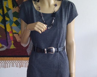 Miu Miu Layered Gray Wool Mini Dress - Etsy