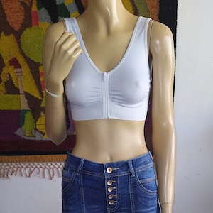 Sports Zipper Bra