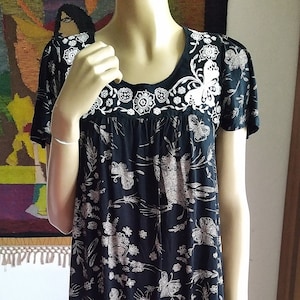Robe brodée/Robe perlée/Papillon/100 % coton