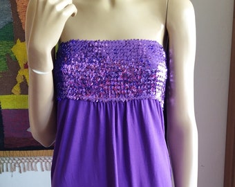 Violet Dress Sequins