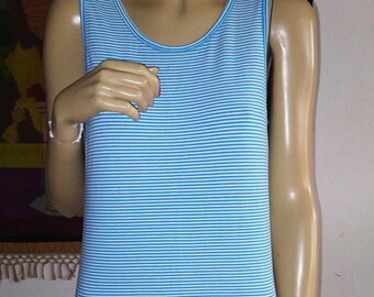 Blusa listrada de algodão