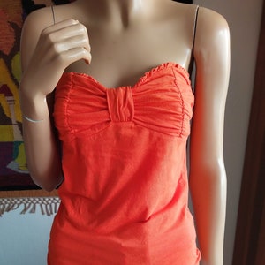 Orange Top Sleeveless