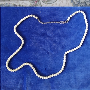 White Necklace Beaded