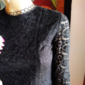 Lace Black Blouse