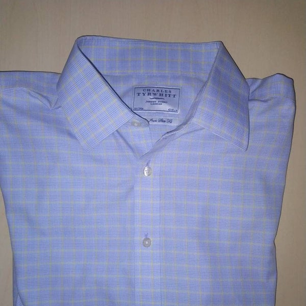 Charles Tyrwhitt Checkered Shirt/Cotton