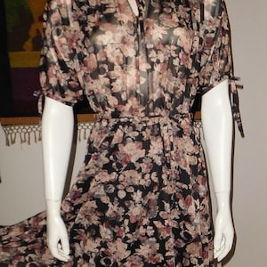 Amazing Vintage Diolen Dress/Bespoke/Elegant/Formal Dress