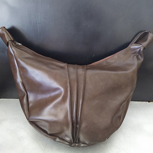 Gondola Leather Bag/Shoulder Bag/Brown