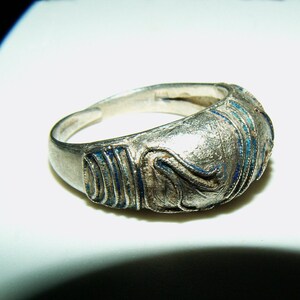 Sterling Silver Ring/925/Vintage Filigree Ring
