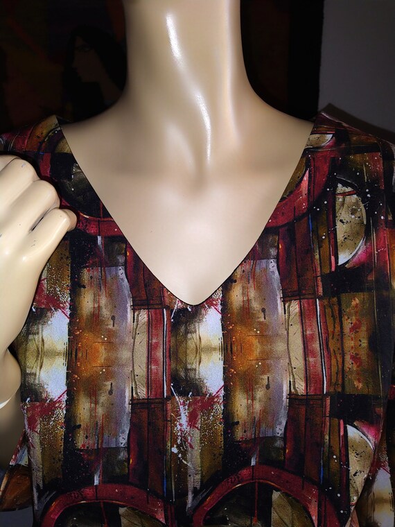Blouse with Abstract Pattern/Daniela Cool - image 4
