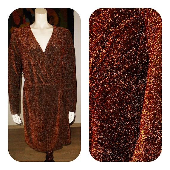 Lurex Elegant Formal Dress/for Lady/XL Dress/Glam