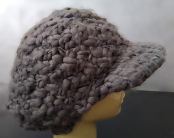 Grey Knitted Cap