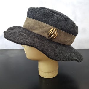 Woolen Felt Gray Hat