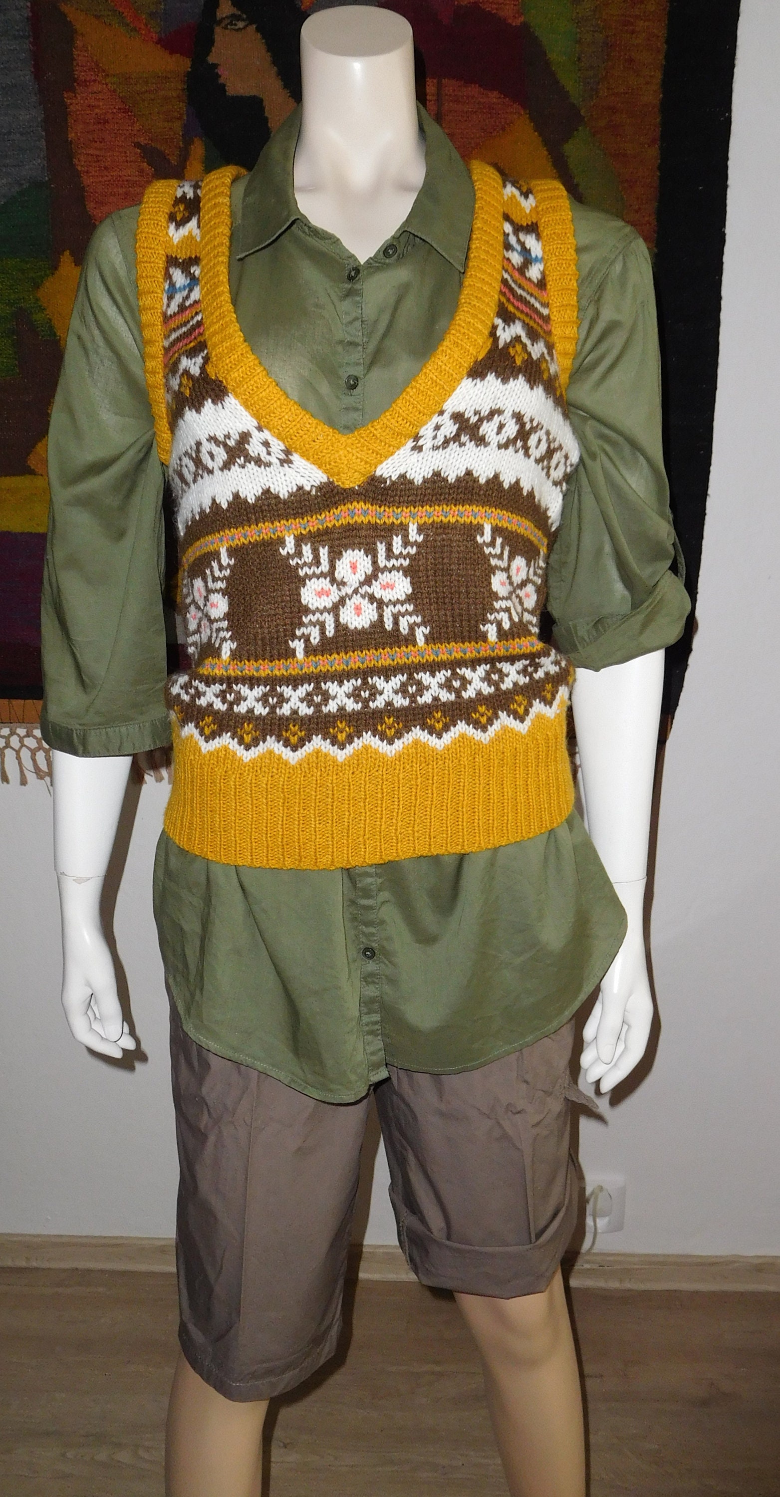 Unisex Dark Green Vintage Shirt/2 Lengths Sleeves/free Etsy UK