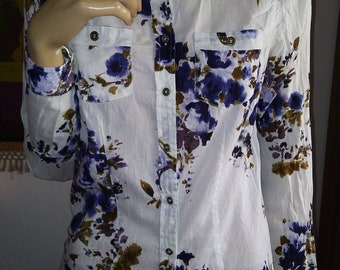 Michele Boyard Bluse mit Blumen