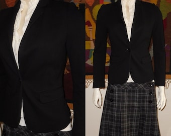 Vintage Black Jacket/Elegant Style Blazer/Free Shipping