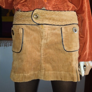 Mini Corduroy Skirt/Cotton