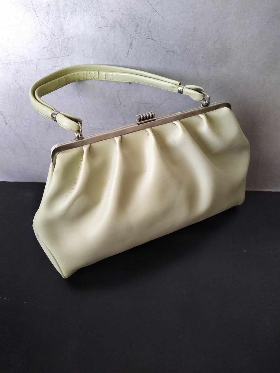 Vintage Frame Bag/1960s Etsy