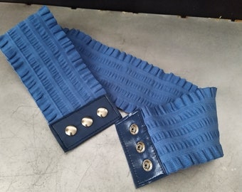 Blue Stretch Belt Wide