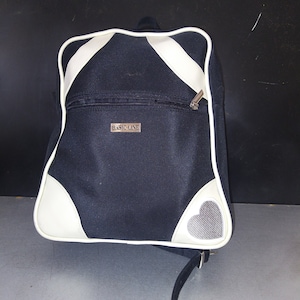 Svartvit ryggsäck Basic Line