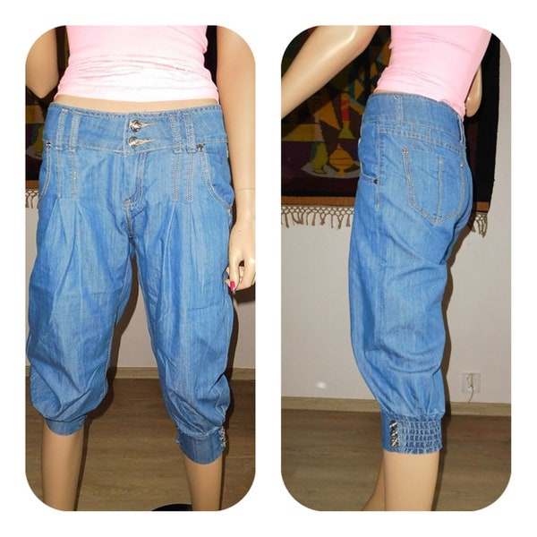 Jeans Elastic Capris/Vavell/Cotton Pants