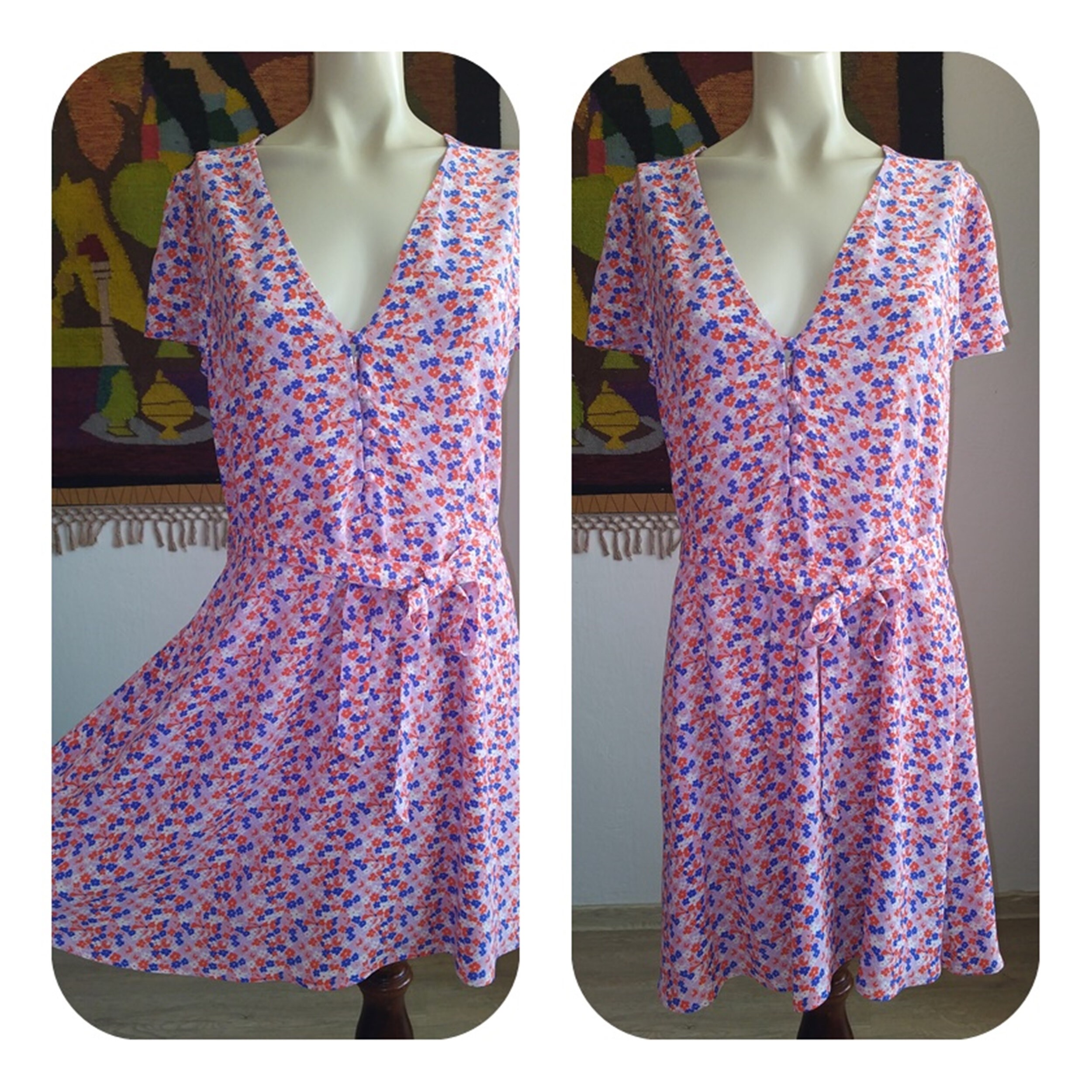 Jack Wills Dress/uk 12/US 8/floral Dress Belt - Etsy